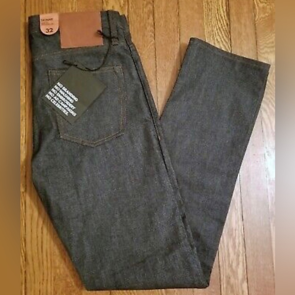 Unbranded UB101 Skinny Fit 14.5oz Indigo Selvedge Raw Denim. Sz 32 New with tags